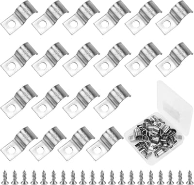 Pijpbandklemmen Set - Slangklemmen RVS - Bevestigen Leidingen - Roestvrij Staal - 12MM - Zilver
