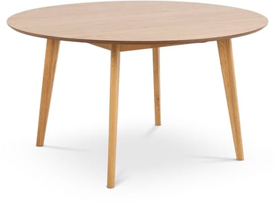 Lisomme Jade Ronde Eettafel Naturel - Hout - Scandinavisch - 5 Persoons - Eetkamertafel - Ø 140 cm