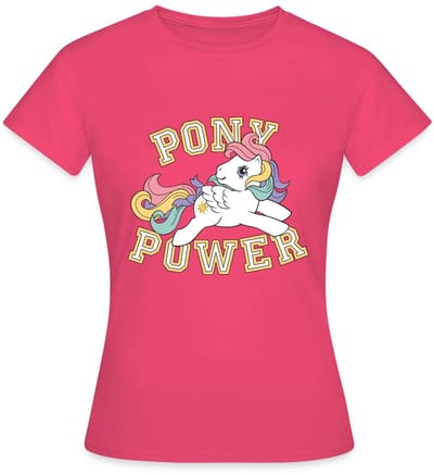 My Little Pony Retro Pony Power Statement T-Shirt Dames