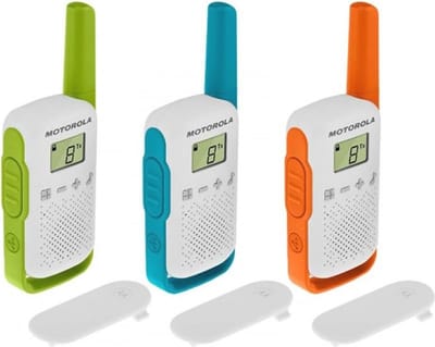 Draadloze PMR-Radioapparatuur set - 3 Delige Set met 16 Kanalen en 4 km Bereik