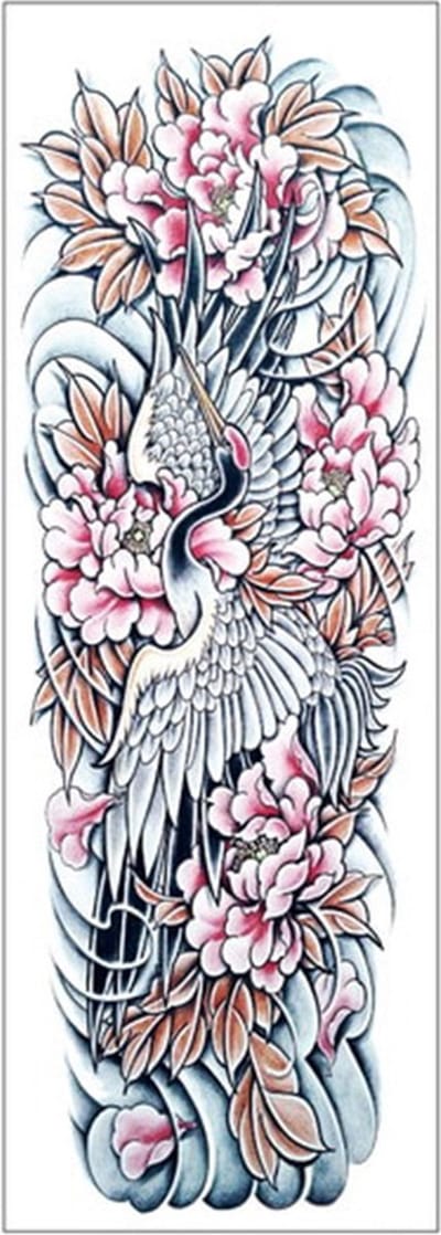 DW4Trading Tijdelijke Watervaste Metallic Dijbeen Tattoo - Festival - Nr. 9