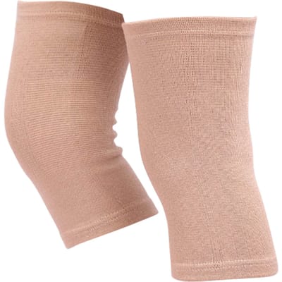 Kniecompressiemouw Chemische Vezel Elastisch Warm Knieondersteuningsaccessoire voor Buiten beige