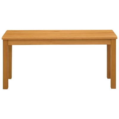 vidaXL - Eetbank - 95 - x - 32 - x - 45 - cm - Massief - Eikenhout - Naturel