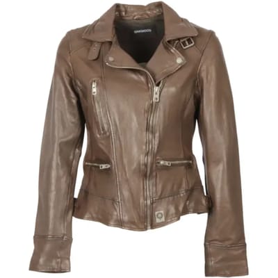 Leren jas voor vrouwen Oakwood Video