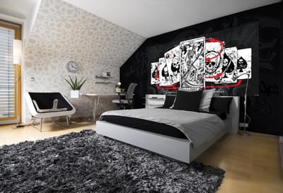 Cards Skull Tarot Photo Wallcovering