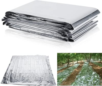 Dailygoods- Reflecterende Folie 210x155cm - PETP-Materiaal - Groeilicht Accessoires - Kweekkas - Tuin - Lichttransmissie - Kweekfolie