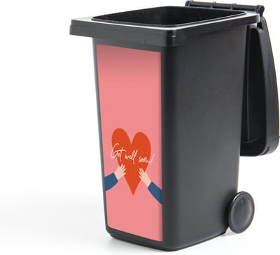 Container sticker Beterschap - Spreuken - Hand - 44x98 cm - Kliko sticker