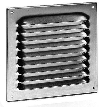 Weerbestendig Ventilatie Rooster 20x20cm met Vliegenbescherming