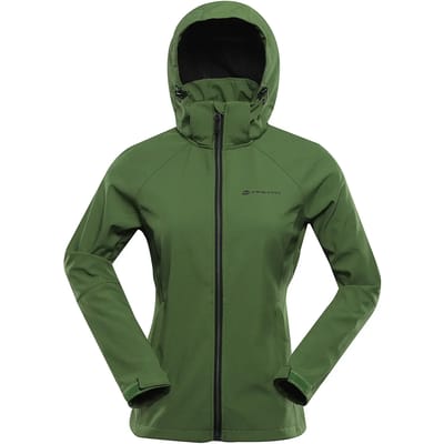 Alpine Pro Hoora Softshelljack Groen S Vrouw