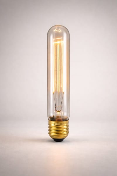Kooldraad lichtbron T125 | 5 STUKS | E27 | 40W 2200K