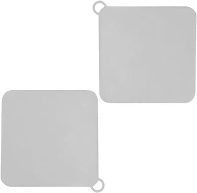Set van 2 Silicone Douche- en Badmatten - Universele Afvoerstopper, Vierkante Antigeur Afvoerbedekking voor Badkamer en Keuken
