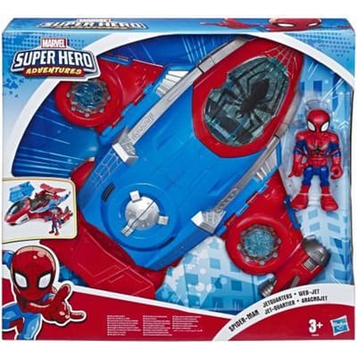 Playskool Super Hero Adventures Spiderman Jetquarters Actiefiguren en superhelden