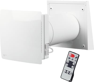 Decentrale ventilator Siku RA1-50V3 Twin Fresh Comfo ;Geen Schimmel meer in huis.Schone en Frisse lucht in uw kamer met warmteterugwinning