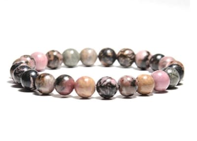 Sorprese armband - Tiger Eye - armband heren - roze - cadeau - Model J