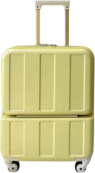 Koffer Trolley - Reisbagage Wielen - Reizen Opslag - Voorvak Opening - 24 inch - Effen