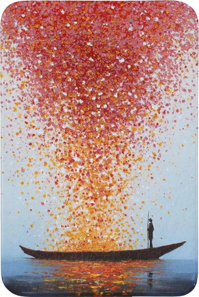 Badmat 60x90 cm - Antislip - Wolk - Confetti - Boot - Wateroppervlakte - Badmatten voor badkamer - Badkamermat - Douchemat - Badkamer mat