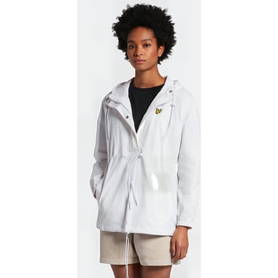 Lyle & Scott Overhead Anorak White Size: 6 | Raincoats Outlet | Dames | Wit