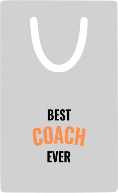 Hacebo® - best coach ever metalen boekenlegger - Coach - de beste coach - sport - verjaardagscadeau - verjaardag - cadeau - cadeautje voor coach - coach artikelen - kado - geschenk - gift Bladwijzer boekenleggers - 7.6 cm x 5cm