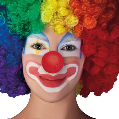 Boland - Masker Steamflower Rood - Kinderen en volwassenen - Clown - Clown - Circus