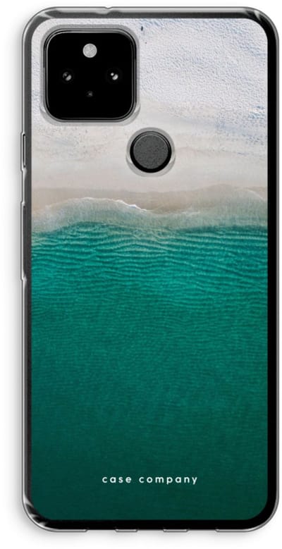 Case Company® - Hoesje geschikt voor Google Pixel 5 hoesje - Stranded - Soft Cover Telefoonhoesje - Bescherming aan alle Kanten en Schermrand