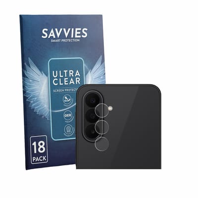 Savvies - Screenprotector voor Samsung Galaxy A27 5G (ALLEEN Camera Lens) - Folie Beschermfolie transparant 18 Stuks