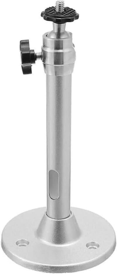 Projector Beugel - Camera Monopod Standaard - Thuisbioscoop Inrichten - 360 Graden Draaibaar - 215 mm Lengte - Zilver