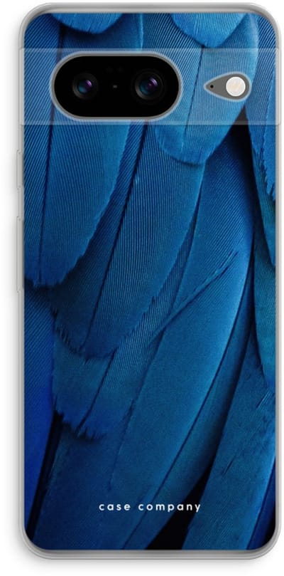 Case Company® - Hoesje geschikt voor Google Pixel 8 hoesje - Pauw - Soft Cover Telefoonhoesje - Bescherming aan alle Kanten en Schermrand