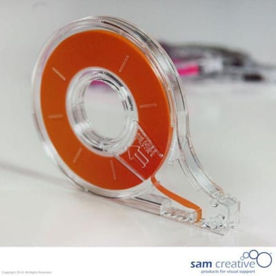 Sam Creative Whiteboard Matrix tape - 3 mm - Oranje - Whiteboard