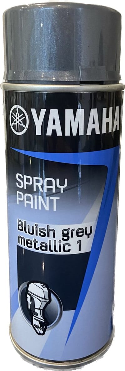 Yamaha bluish grey metalic 1 spuitbus voor buitenboordmotor