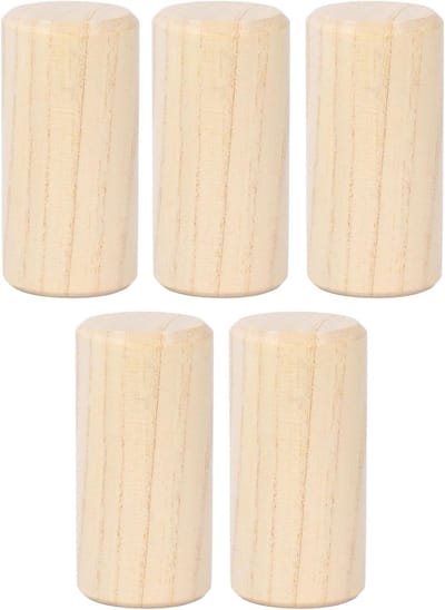 Houten Maracas - Percussie Rammelaars - Muziek Maken - Natuurlijk Hout - 5 Stuks