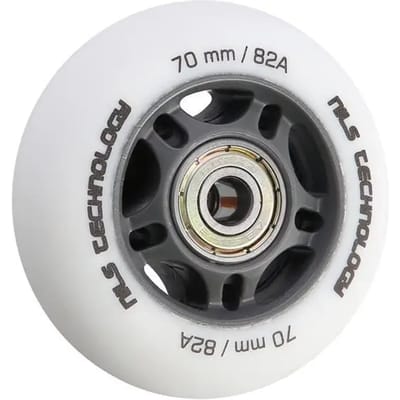 Nils Extreme - Skating Accessoireset - PU Wielen 70x24 mm - 82A - ABEC 9