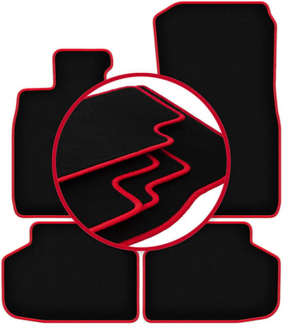 CARLUX-RED automatten voor: BMW 7 F01 xDrive (2008-2015)