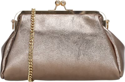 Charm London Anna Schoudertas - 100% Leer - Leren Tas - Champagne