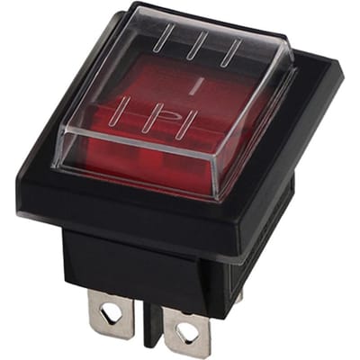 Pièces de rechange pour aspirateur industriel, interrupteur de moteur étanche 36 x 29mm noir