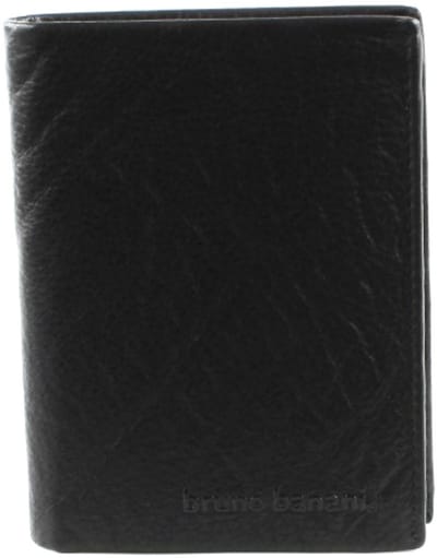 bruno banani Leren Portemonnee Africa Wallet Black Zwart