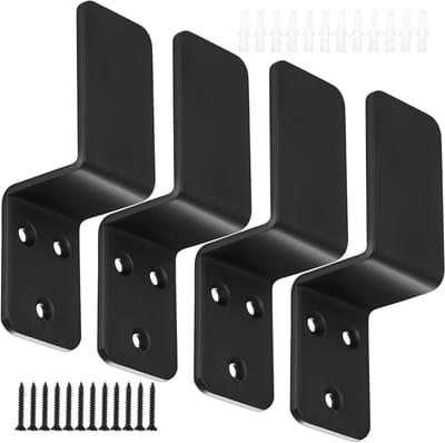 Deurbeschermer Klemmen 1,5 x 2,5 cm - 4 Stuks Z-Vorm Z-Hoekhouder