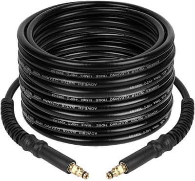 Dailygoods- Hogedrukslang 15 Meter - Vervangingsslang - Hoge Druk 15 MPa - Duurzame Snelsluitingen - Flexibel Ontwerp - Geschikt voor Kärcher K2/K3/K4/K5/K7 - Reinwaterleiding