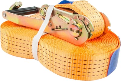 Spanband Ratel - Sjorriem Lading - Veilig Vervoer - DIN EN 12195-2 Norm - 5000 kg 8 m - Oranje