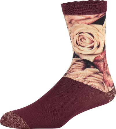 Sock My Rose - Damessokken - Katoen - geprinte sok 39/42