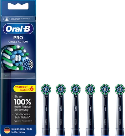 Oral-B borstels Pro CrossAction zwart 6 stuks
