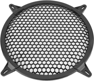 12 Inch Subwoofer Mesh Guard Speaker Cover - Bescherming voor Auto Audio met Zwart Kunststof voor 6, 8, 10 en 12 Inch Subwoofers - Duurzaam en Stijlvol Design