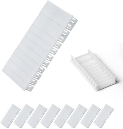 Set van 12 modulaire afdekstrips 6TE voor groepenkast - Uitbreidbaar tot 12TE - Compatibel met F-Tronic, Hager, Hensel - Blindafdekking voor verdeelkast