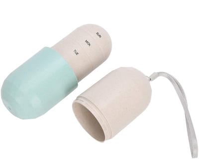 Waterdichte Weekly Pill Organiser voor 7 Dagen - Compact en Handig