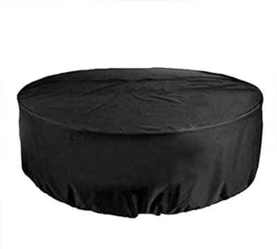 Solidchoice- Buitenmeubels Cover 210D Oxford Doek - Regendicht - Stofdicht - UV-bescherming - Ronde Tafelkleed 200 cm - Antiveroudering - Meubelafdekking
