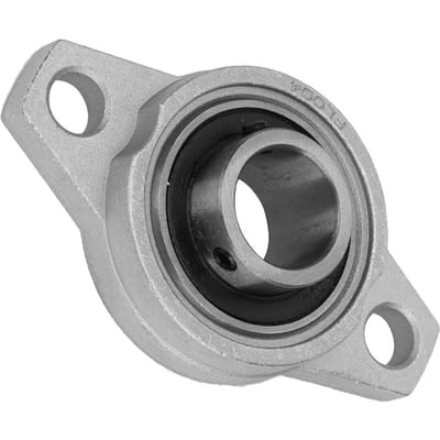KFL004 Roulement Monté Miniature en Alliage de Zinc-Aluminium Bloc d'Oreiller Bride Roulement Rhombique
