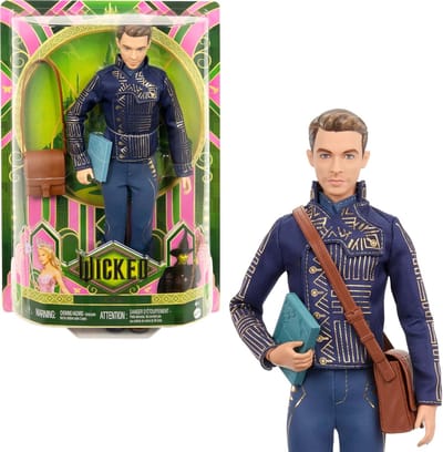 Wicked Fiyero Fashion Doll met Afneembaar Schooluniform en Accessoires