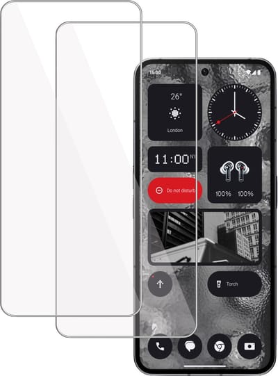 2x Screenprotector geschikt voor Nothing Phone 2 – Gehard Glas - Proteqt+