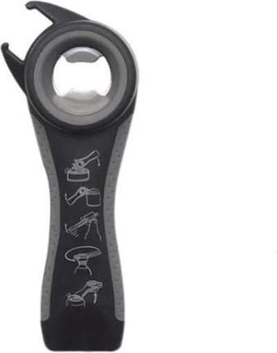 Multi-functionele fles Opener-Opener- 5 in 1 Flesopener- Blikopener-Bieropener-Potopener- Uitstekend Gereedschap om Doppen van Flessen te Verwijderen