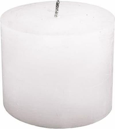 Cactula Buitenkaars Outdoor kaars 12 x 10 cm Wit 60 branduren!