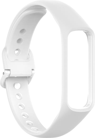 Siliconen bandje - geschikt voor Samsung Galaxy Fit 2 - wit